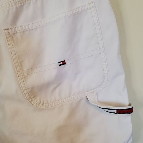 Vintage 90s Tommy Hilfiger White High Waisted Shorts - Picture 7 of 11